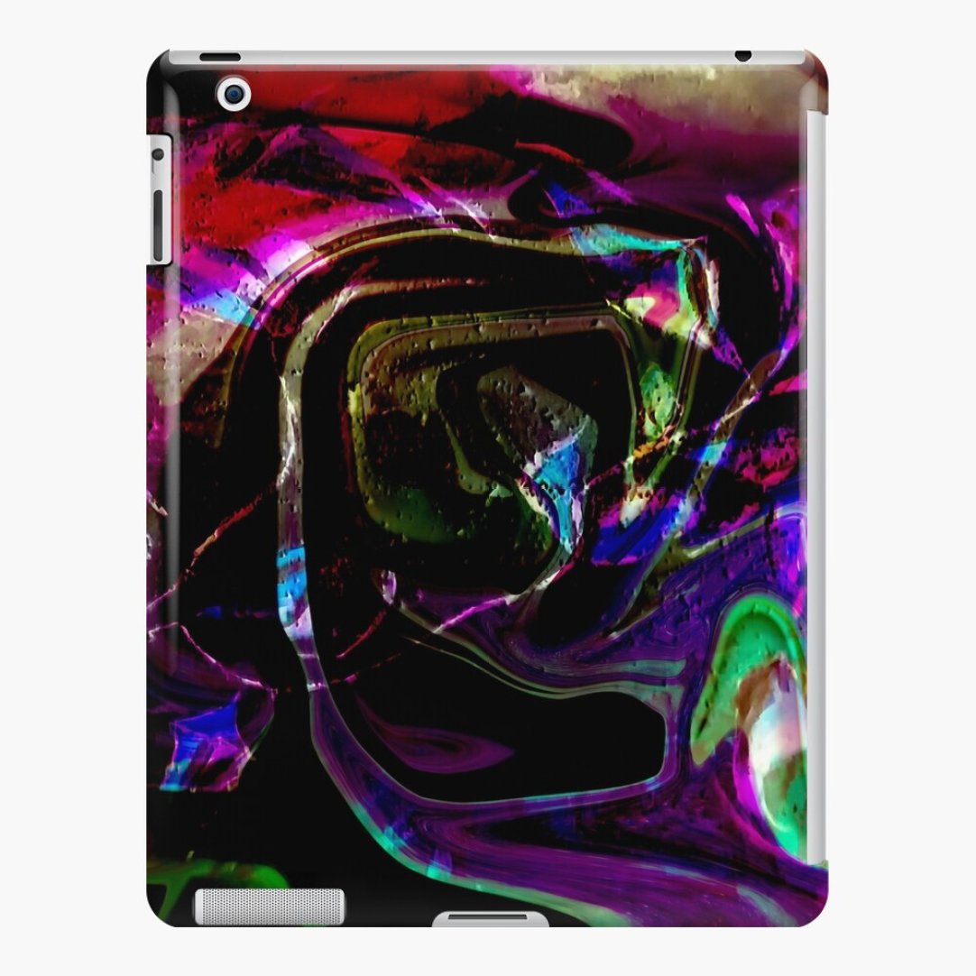 rainbow colored shapes abstract iPad Case & Skin